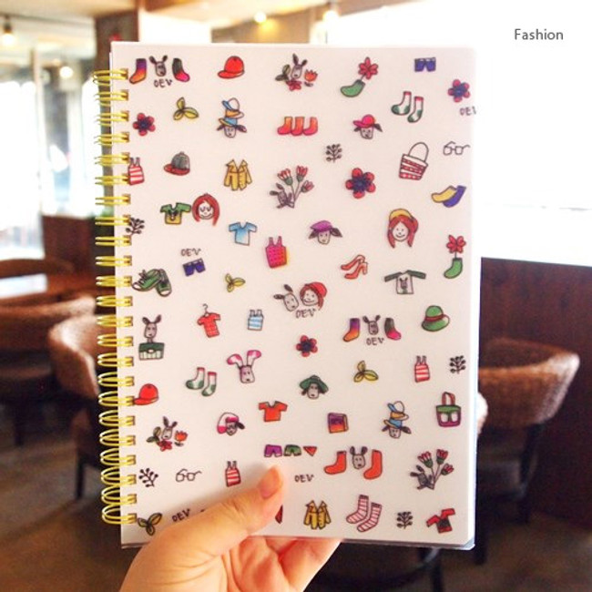 Fashion - Odong et valerie wirebound lined notebook