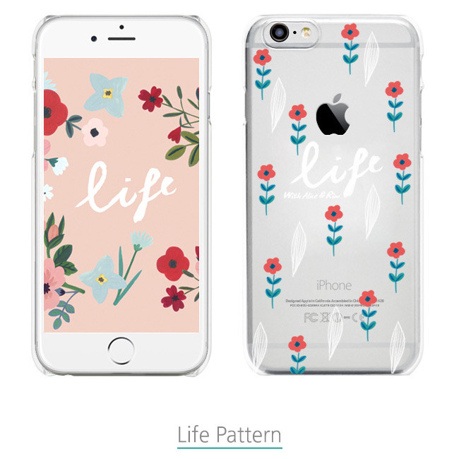 Life pattern - Rim TPU soft iPhone 6 plus case