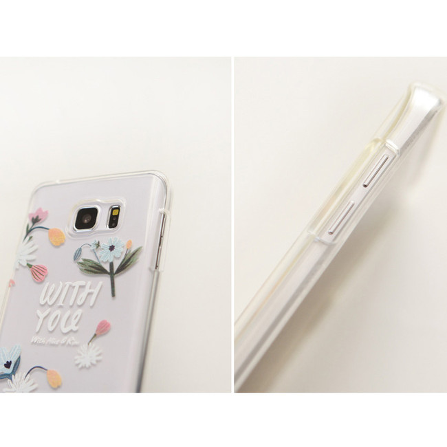 Detail of Rim TPU soft galaxy note 5 case