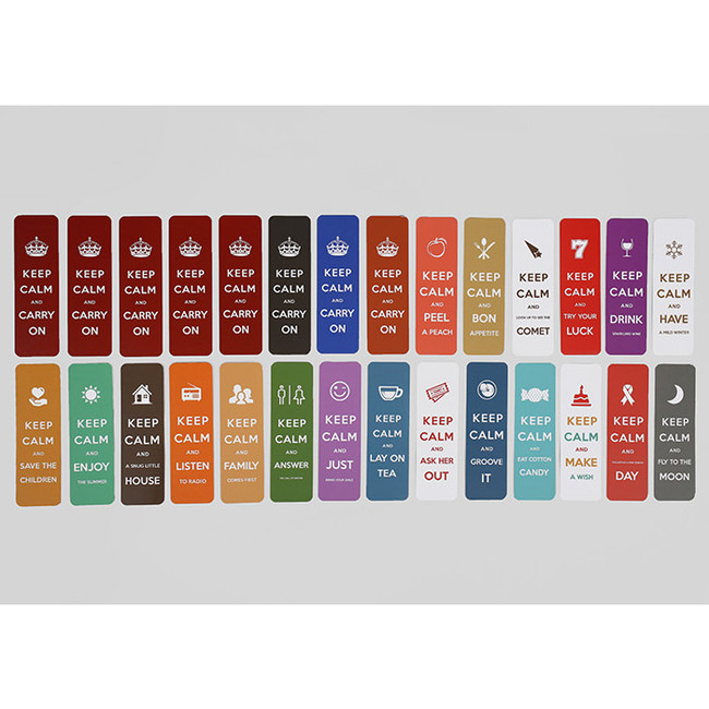 Carry on vintage bookmark set