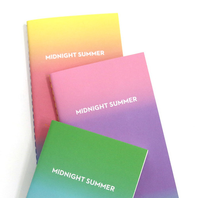 Midnight summer pocket lined notebook 