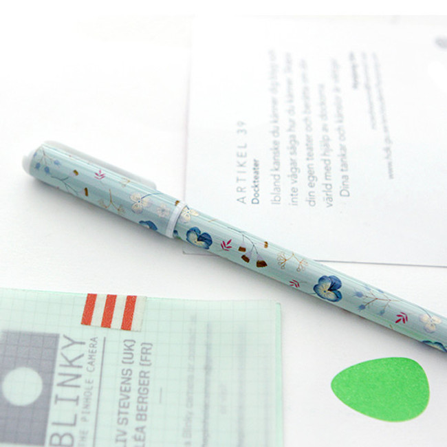 Sky - Willow pattern classic black ballpoint pen 0.5mm