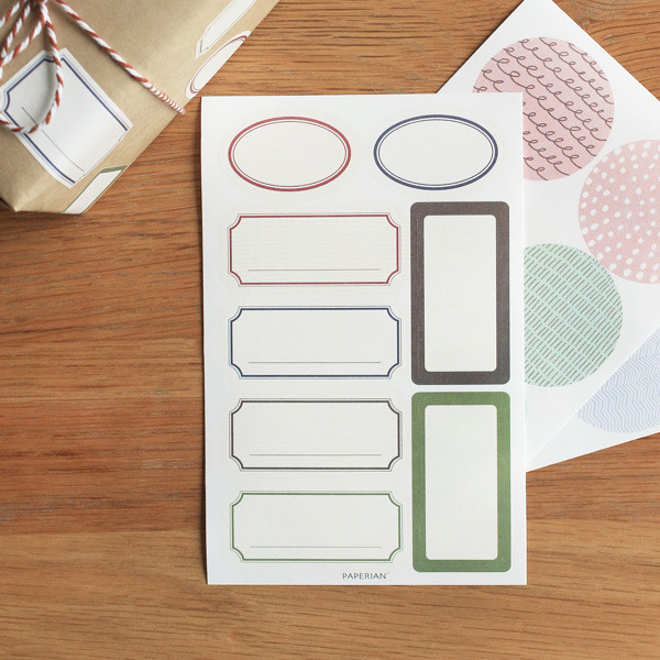 Paperian Pattern label deco stickers - fallindesign.com
