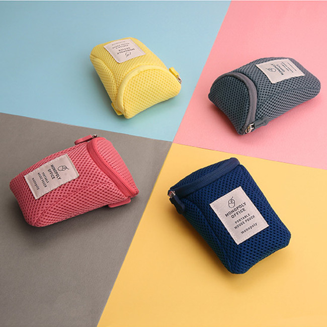 portable zipper mouse pouch