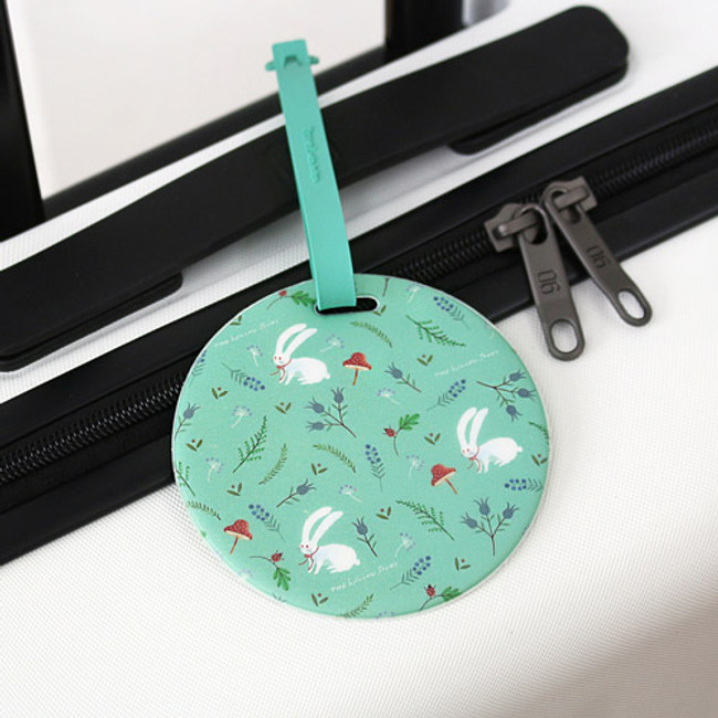 Mint Rabbit - Willow story pattern travel luggage name tag 