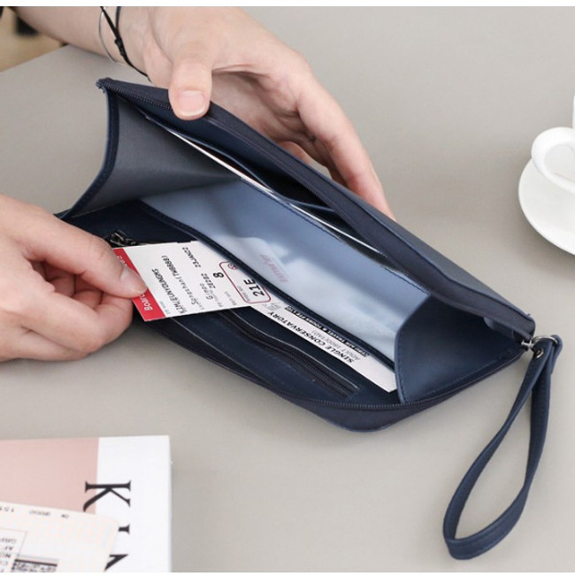 Walking in the air passport organizer wallet