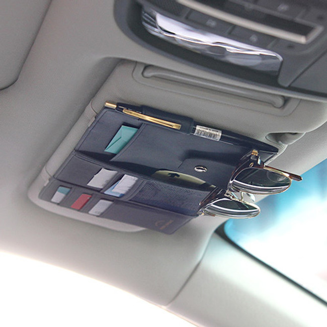 Deep navy - Wherever you go sun visor organizer