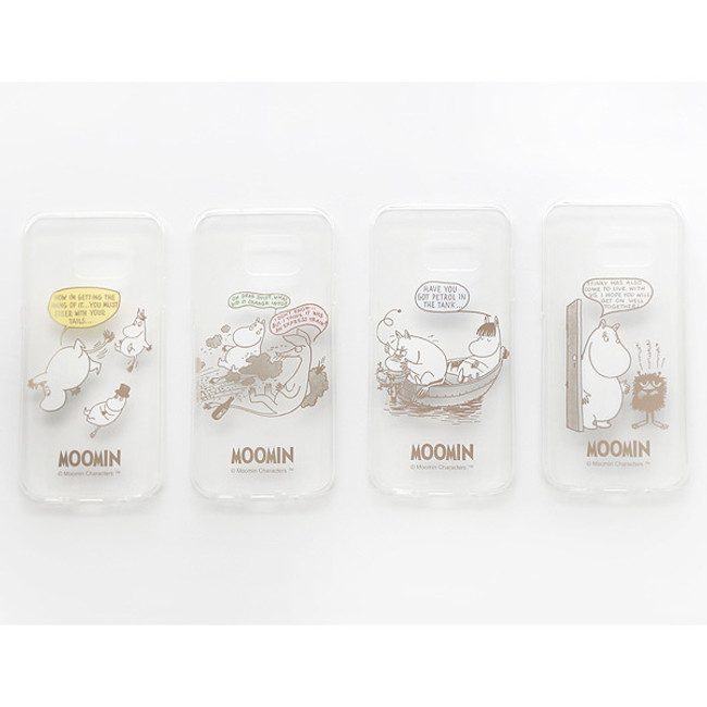 Moomin TPU clear soft case for Galaxy S7 edge