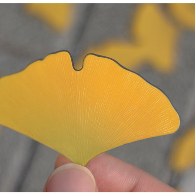 Gingko leaves magnet set