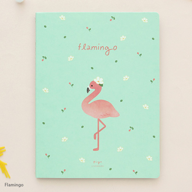 Flamingo - Piyo cute 3X5 slip in pocket photo album 