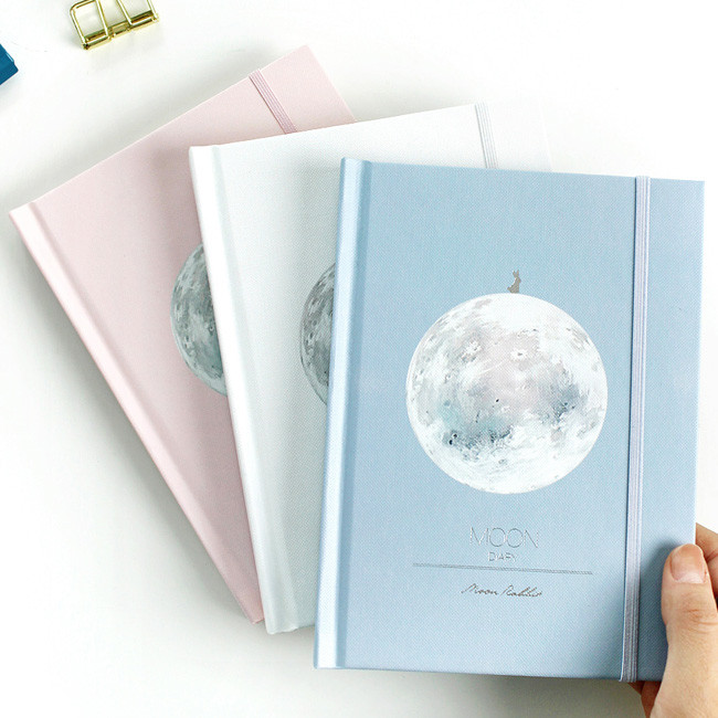 Moon special undated hardcover diary scheduler