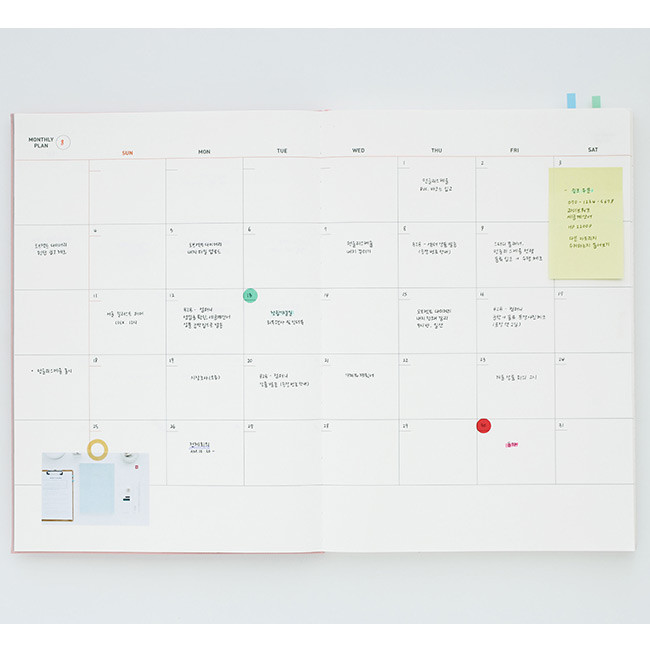 Monthly - Livework The project undated planner ver.2