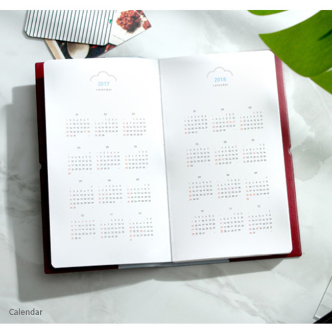 Calendar - 2017 Cloud story dated diary