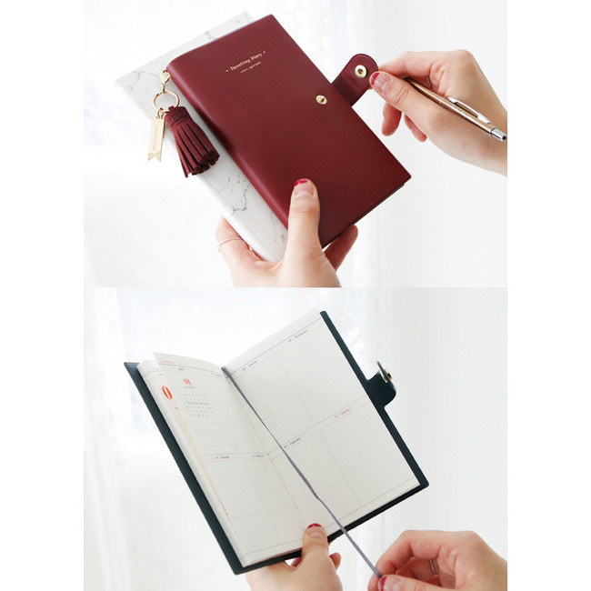 2017 Wanna This Votre speciale small dated diary with tassel