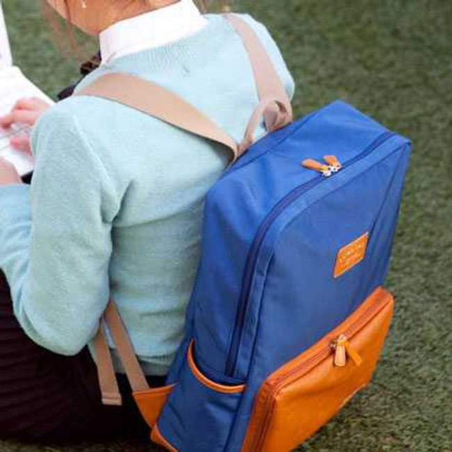 Two way convertible backpack/handy pocket - Navy