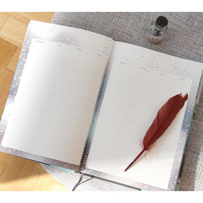 Monthly plan - My essay photography daily undated diary