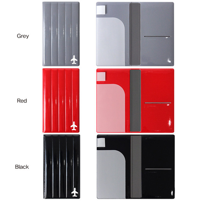 Color of Fenice Airplane enamel RFID blocking medium passport cover