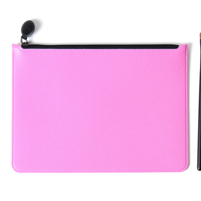 Pink - Fenice Seamless ople zipper multi pouch