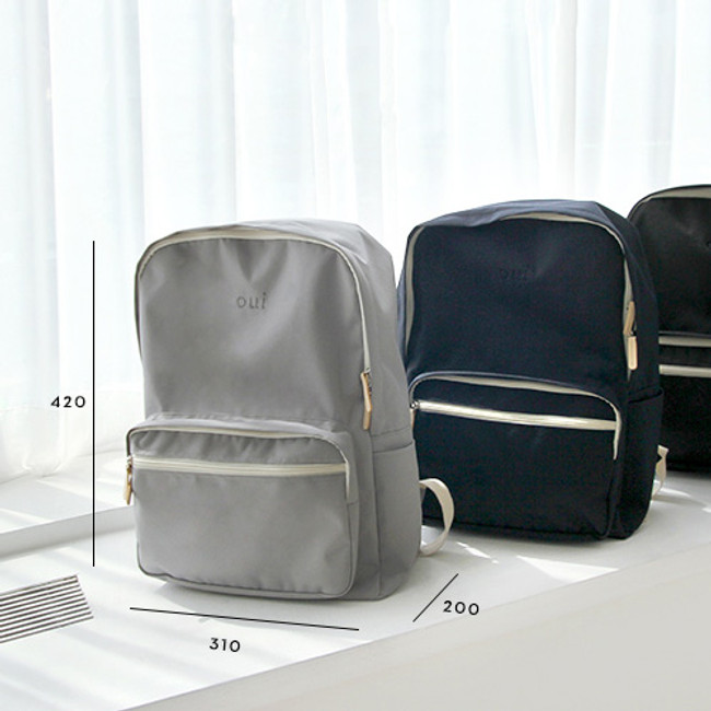Size of Around'D mais oui backpack
