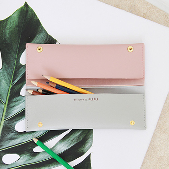 Multi purpose twin pocket pencil case