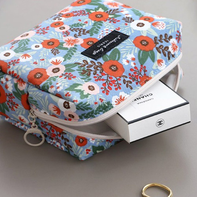 Blooming - Comely pattern makeup pouch bag
