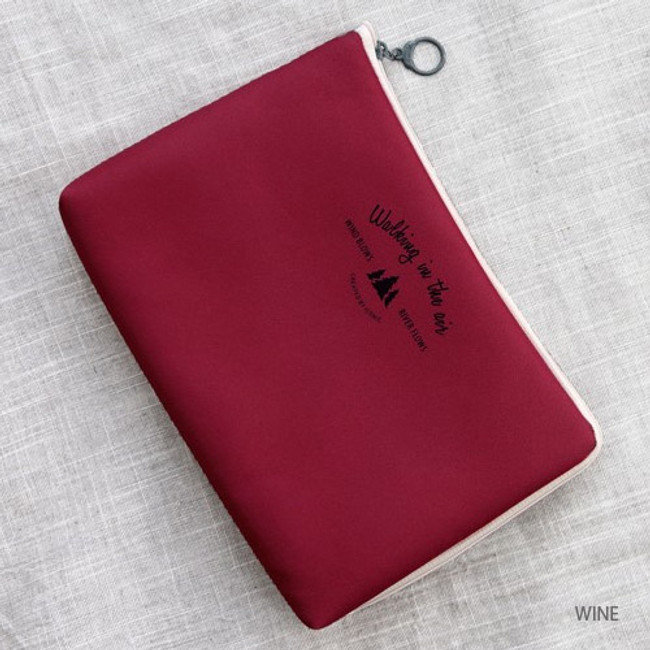 Wine - Walking in the air large cable pouch