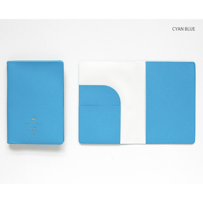 Cyan blue - Aire delce RFID blocking passport cover