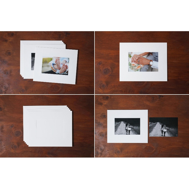 Detail of 4X6 Premium white paper photo frame