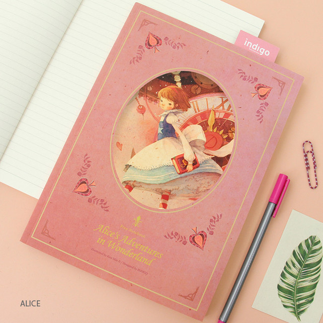 Alice - Classic story free lined notebook