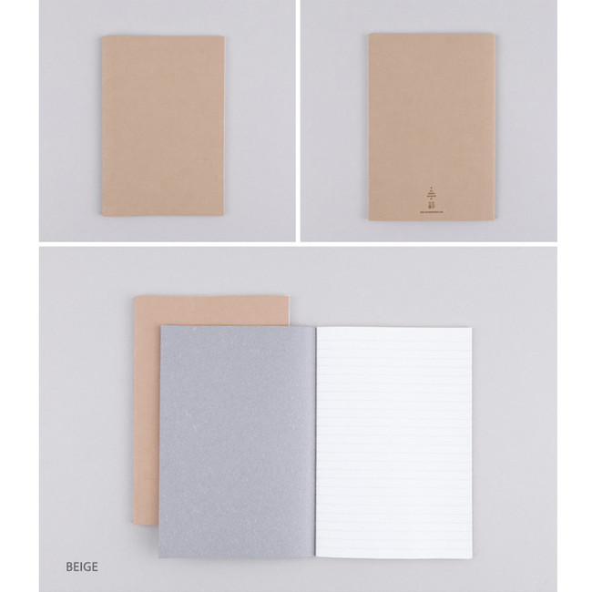 Beige - Note me tender cubic notebook