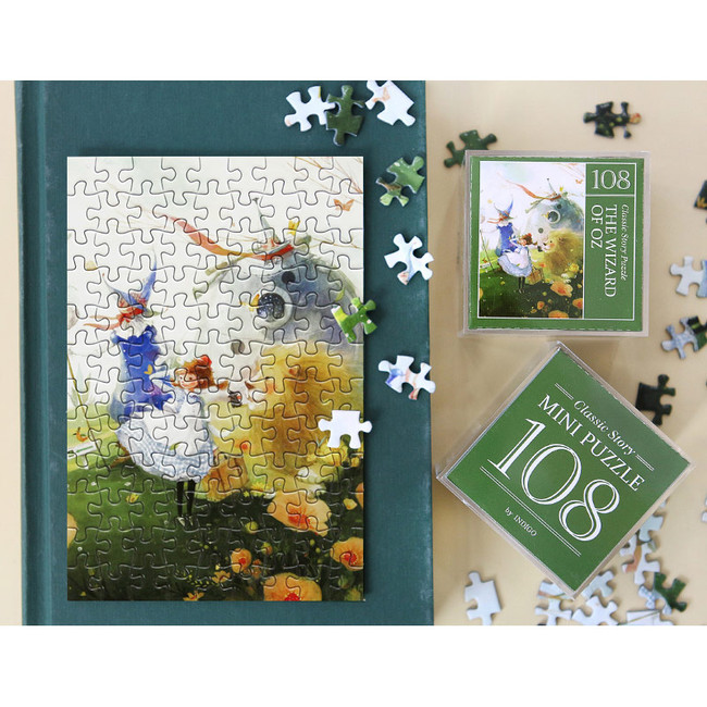 The wizard of OZ 108 piece jigsaw puzzle - Green 