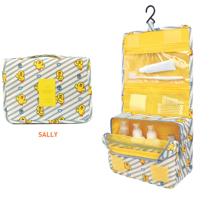 Sally - Line friends travel hanging toiletry pouch bag 