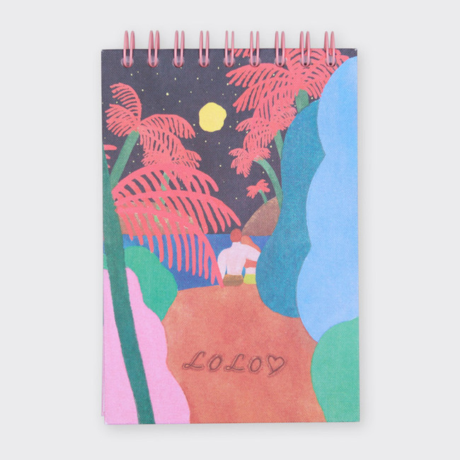 LOLO spiral drawing notebook