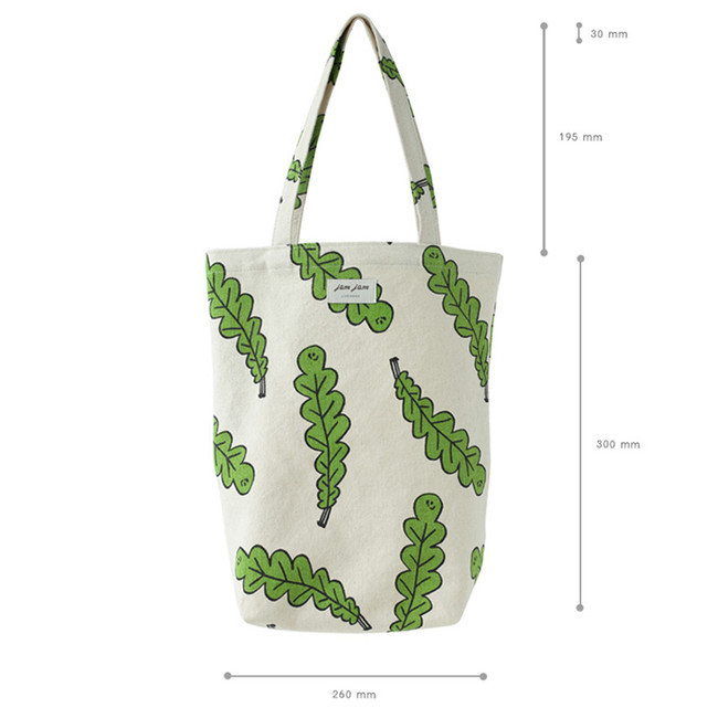 Size of Jam Jam pattern small tote bag