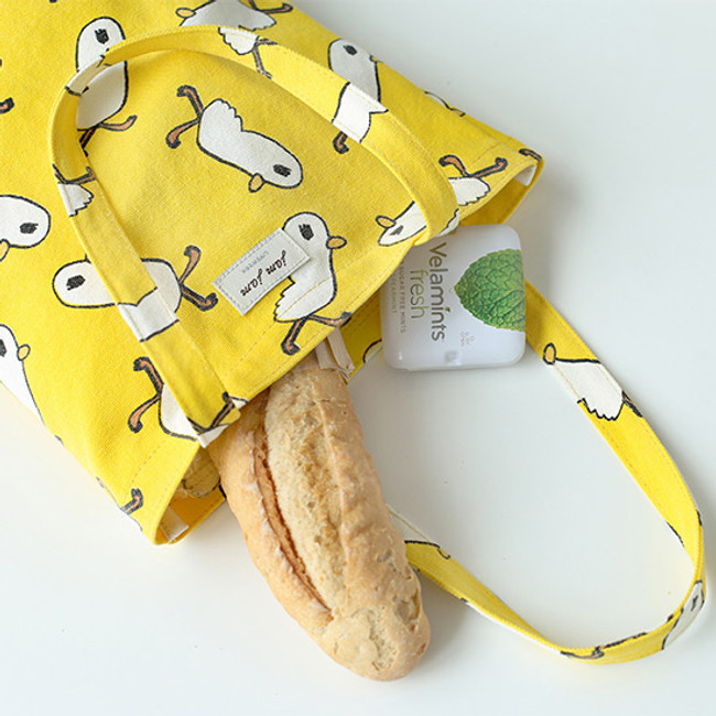 Duck - Jam Jam pattern small tote bag