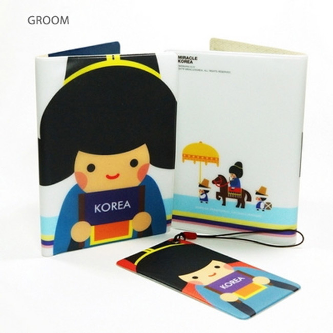 Groom - Korea traditional RFID blocking passport case