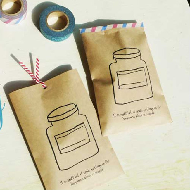 Bottle postcard envelope set