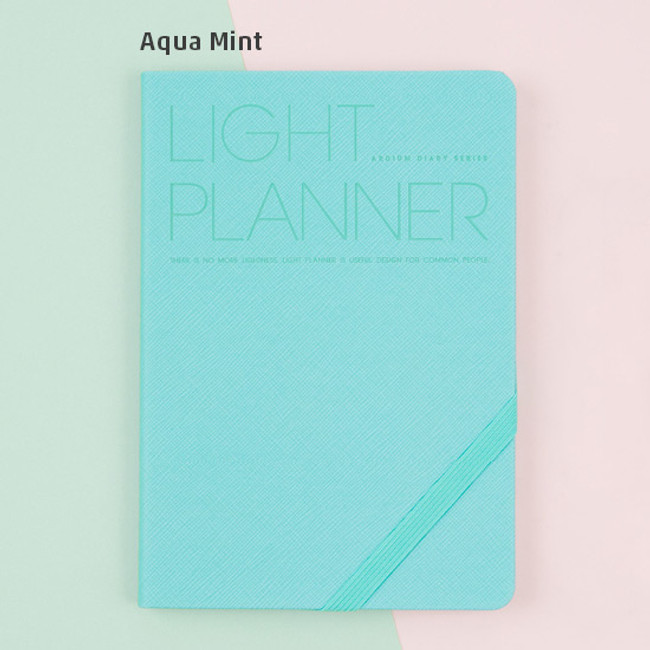Aqua mint - 2018 Premium light dated planner scheduler