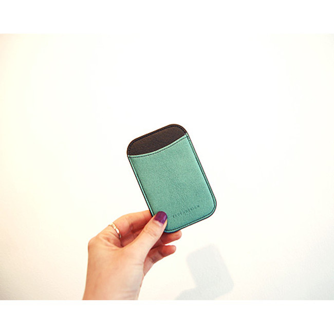 04 - Simple two tone flat card holder