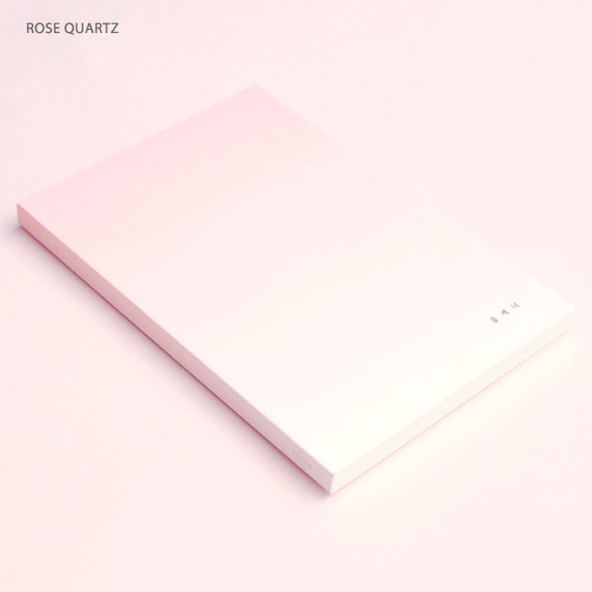 Rose quartz - Gradation undated weekly planner scheduler