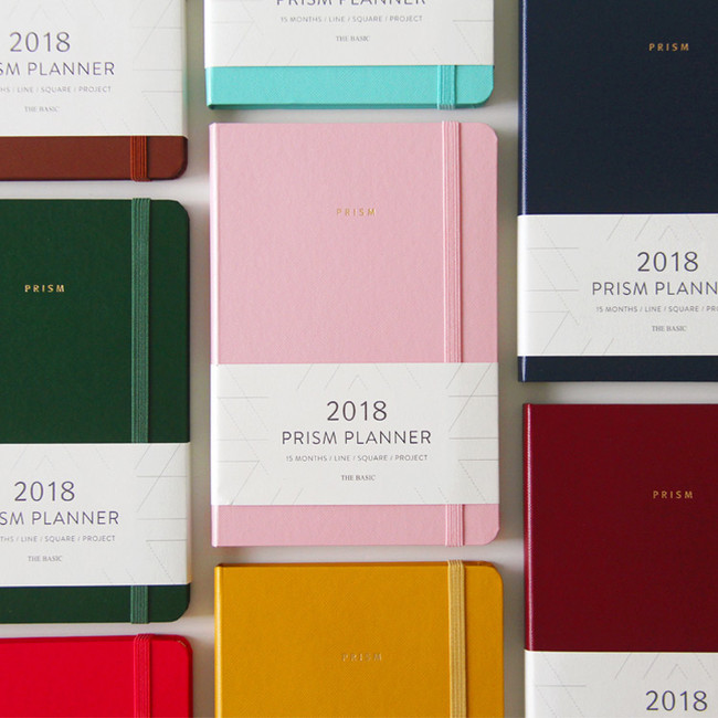 2018 Prism monthly dated planner notebook