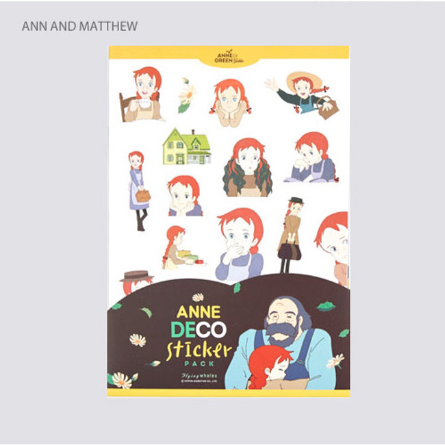 Anne and matthew - Anne of green gables deco sticker set