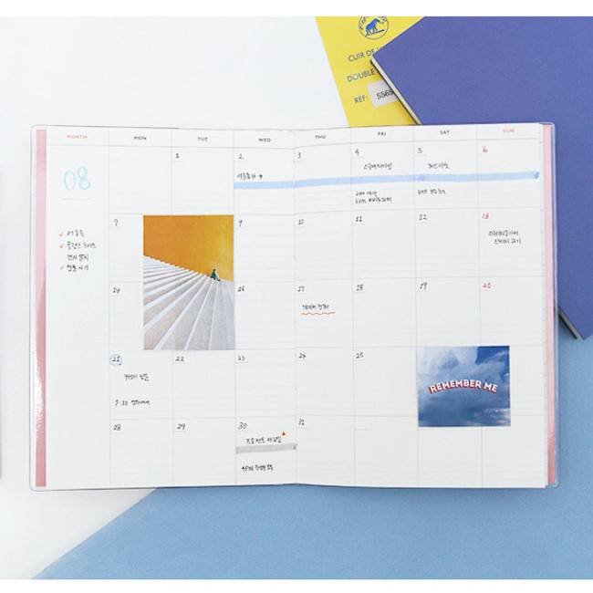 Monthly plan - Even odds undated weekly diary scheduler
