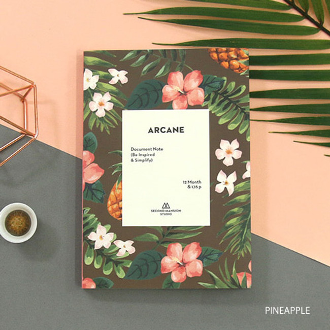 Pineapple - Arcane undated weekly diary scheduler