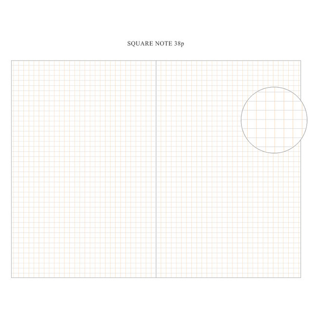 Square note - 2018 Prism dated weekly planner