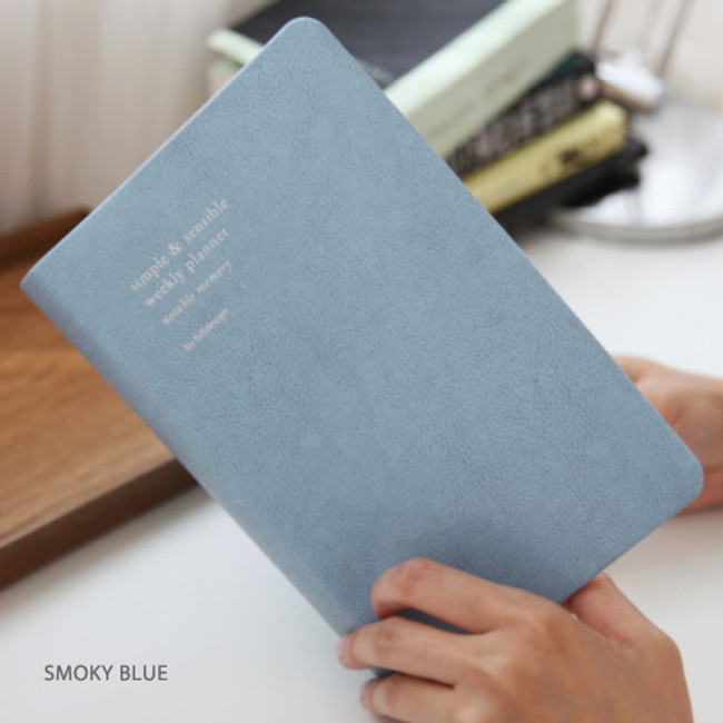 Smoky blue - 2018 Notable memory medium dated weekly planner