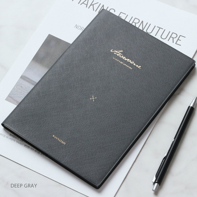 Deep gray - 2018 Awesome medium dated monthly planner