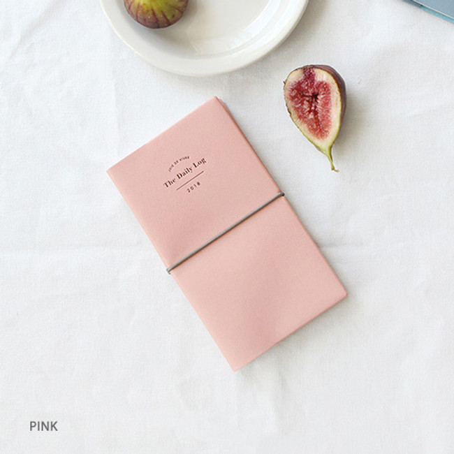 Pink - 2018 joie de vivre small dated weekly diary