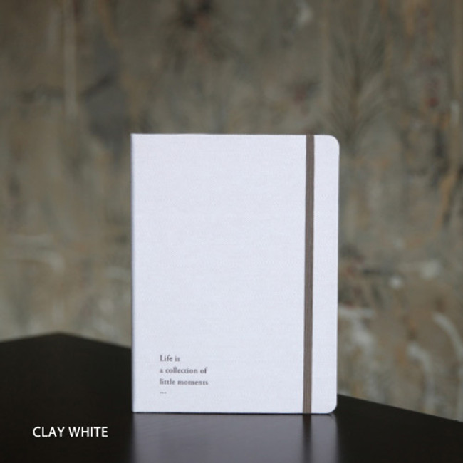 Clay white - 2018 Making memory large dated weekly planner