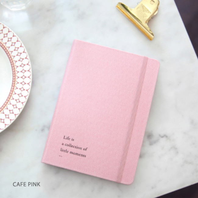 Cafe pink - 2018 Making memory medium dated weekly planner